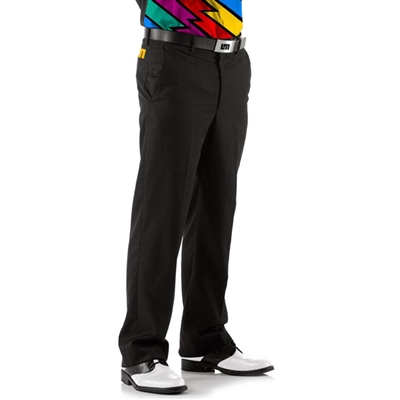 element black pants by loudmouth golf