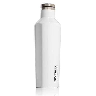 Custom Logo Corkcicle Canteen gloss white 16 oz