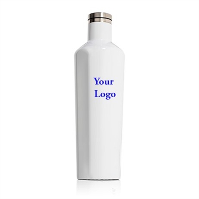 Custom Logo Corkcicle Canteen white 25 oz