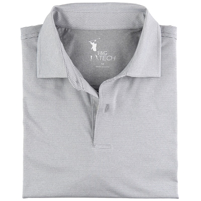 Mini Stripe Tech Jersey Polo